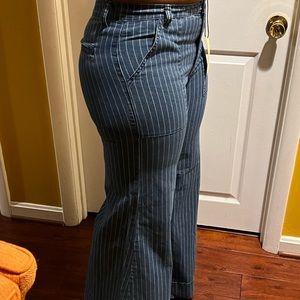 Striped Flared Jeans